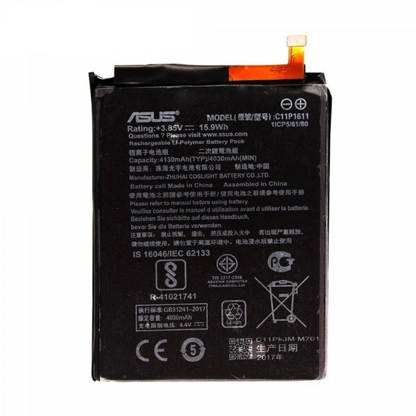 باتری موبایل ایسوس zenfone 3 max مدل C11p1611 با ظرفیت 4130mAh میباشد برای سفارش با شماره 09126439322 تماس بگیرید