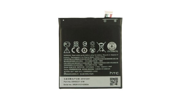 باتری موبایل باتری موبایل اچ تی سی DESIRE 626 مدل Bopkx100 با ظرفیت 2000mAh میباشد برای سفارش با شماره 09126439322 تماس بگیرید تی سی DESIRE 626 مدل Bopkx100 با ظرفیت 2000mAh