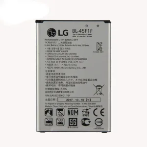باتری موبایل ال جی K8 2017مدل Bl-451fبا ظرفیت 2410mAh میباشد برای سفارش با شماره 09126439322 تماس حاصل نمایید