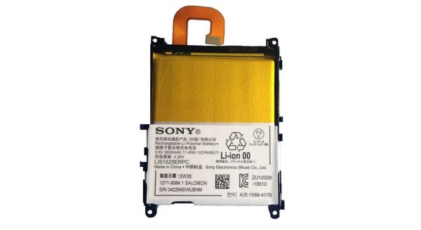 باتری موبایل سونی Xperia Z1 مدل Lis1525erpc با ظرفیت 3000mAh میباشد برای سفارش با شماره 09126439322 تماس بگیرید