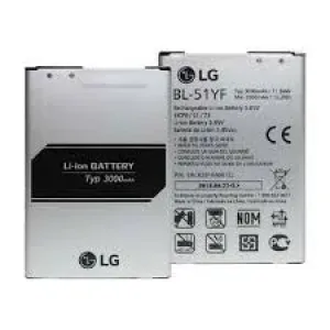 باتری موبایل مدل BL-51YF با ظرفیت 3000Mah مناسب برای گوشی موبایل ال جی G4 میباشد برای سفارش با شماره 09126439322 تماس بگیرید