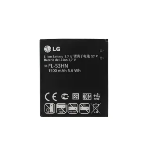 باتری موبایل مدل 53HN ظرفیت 1500 میلی آمپر ساعت مناسب برای گوشی ال جی optimus 2x میباشد برای سفارش با شماره 09126439322 تماس بگیرید