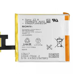 باتری مدل LIS1502ERPC ظرفیت 2330 میلی آمپر ساعت مناسب برای گوشی سونی Xperia Zمیباشد برای سفارش با شماره 09126439322 تماس بگیرید