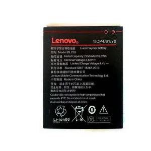 باتری موبایل مدل BL259 با ظرفیت 2750mAh مناسب برای گوشی موبایل Lenovo A6020