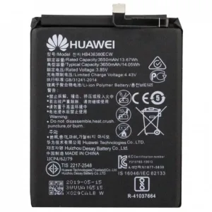 باتری موبایل مدل hb436380ecw ظرفیت 4200 میلی آمپرساعت مناسب گوشی موبایل هوآوی p30