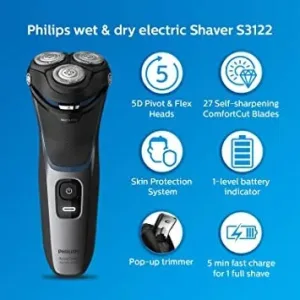 ماشین اصلاح موی صورت فیلیپس مدل S3122