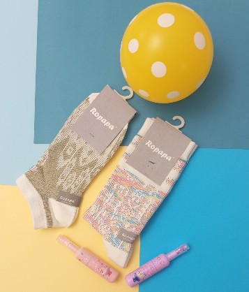 جوراب مچی زنانه روپاپا مدل بوهو سفید