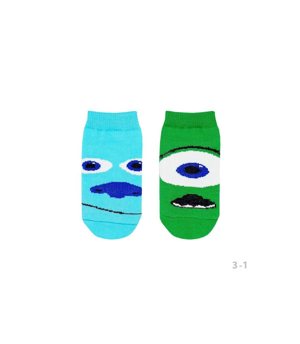 جوراب مچی کودک (1تا3 سال) مدل کارخانه هیولاها پاتریس