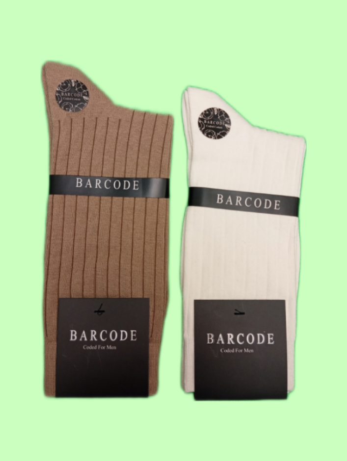 جوراب ساقدار مردانه بارکد مدل کبریتی