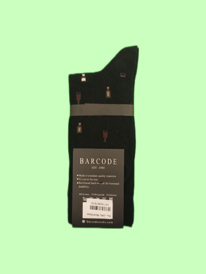 جوراب ساقدار مردانه بارکد مدل بطری - Image 3