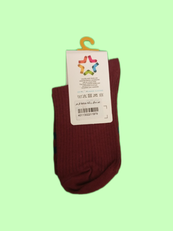 جوراب نیم ساق کالزلند مدل اسپرت دو خط - Image 5
