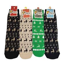 جوراب ساقدار ژاکارد گوزن