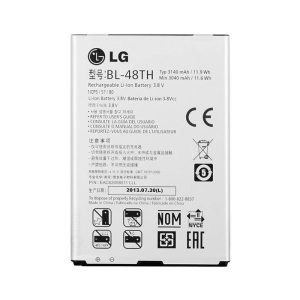 باتری گوشی مدل BL-48TH ظرفیت 3140 میلی آمپرساعت مناسب برای گوشی ال جی G Pro میباشد برای سفارش با شماره 09126439322 تماس بگیرید